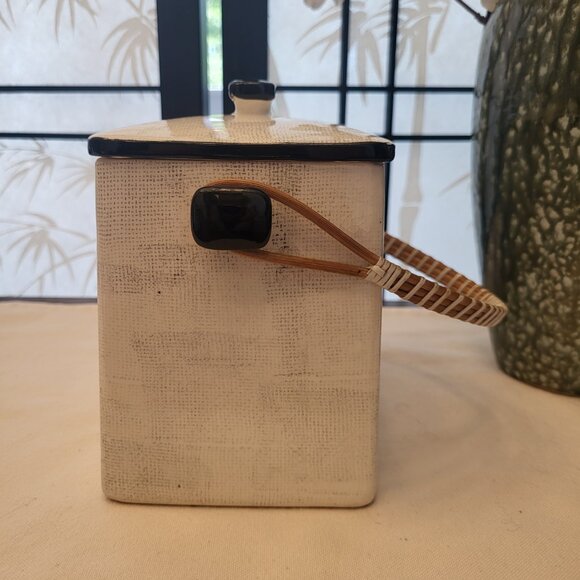 Rare! 50s Capri by Royal Sealy Biscuit Jar Coffee Pod Canister - Picture 4 of 8